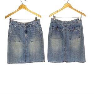 Arizona Jeans y2k denim Western cowgirl hippie jean skirt 16.5